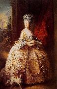 Thomas Gainsborough Portrait of the Queen Charlotte France oil painting artist